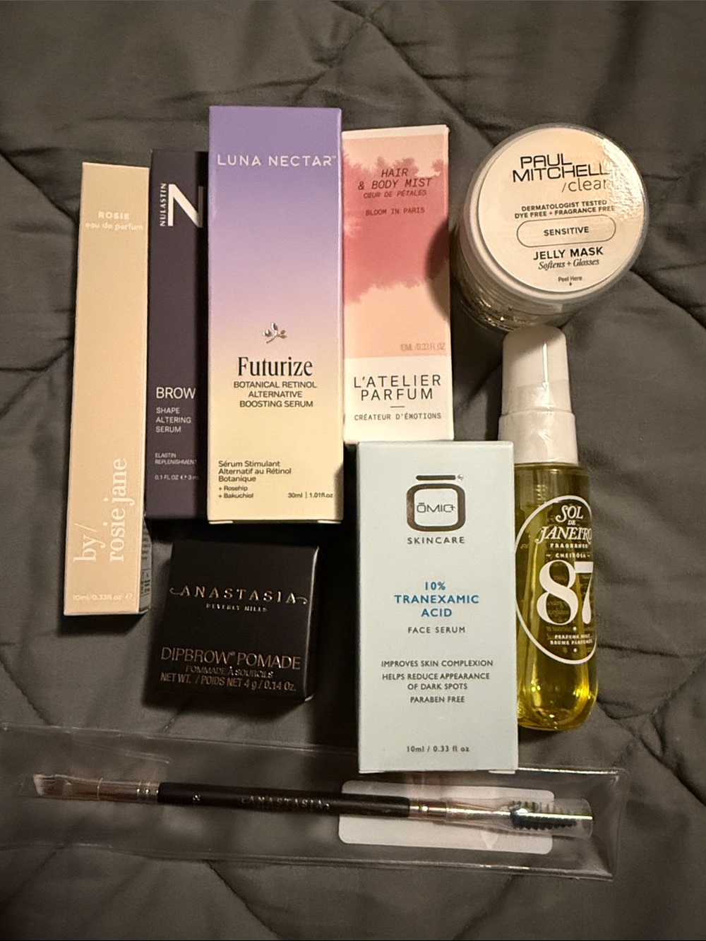 Skincare & Beauty Bundle with Luna Nectar Serum and Anastasia Dipbrow Pomade